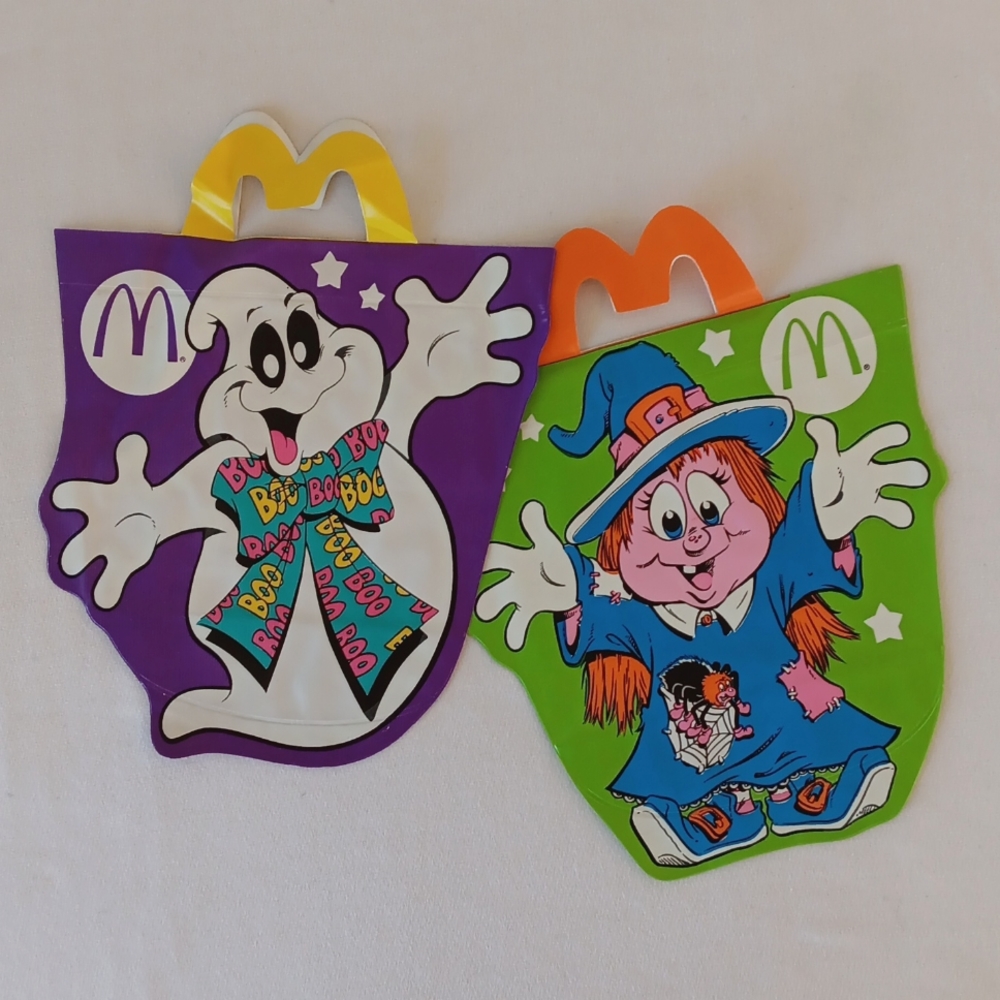 Vintage 1990 McDonald’s Halloween McBoo Bags